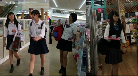 JKパンチラ盗撮
