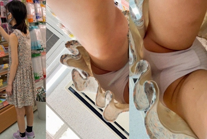 JCパンチラ盗撮