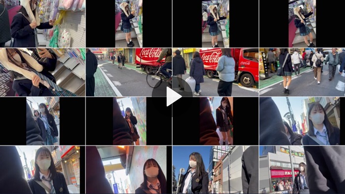 JKパンチラ盗撮