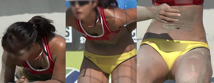 ビーチバレー盗撮