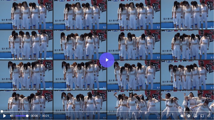 ダンス少女盗撮