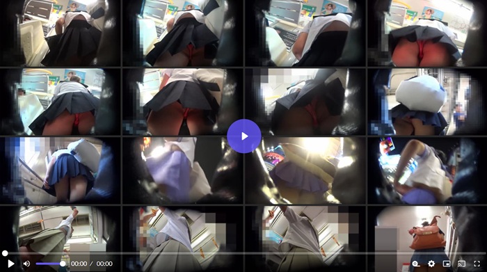 JKブラチラ盗撮