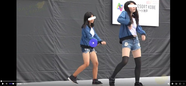 ダンス少女盗撮