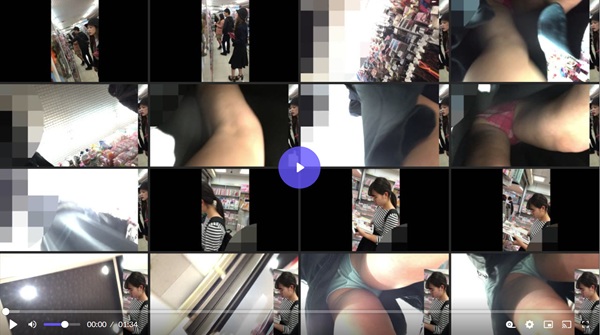 パンチラ盗撮