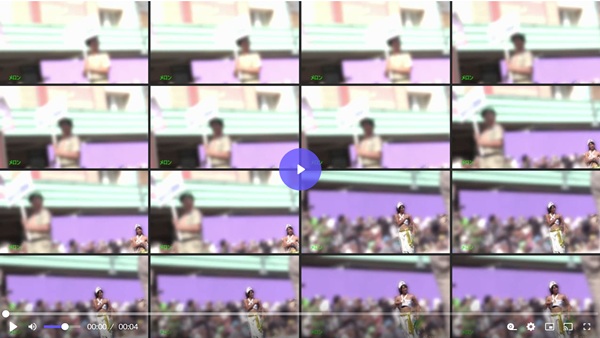 乳首ポロリ映像
