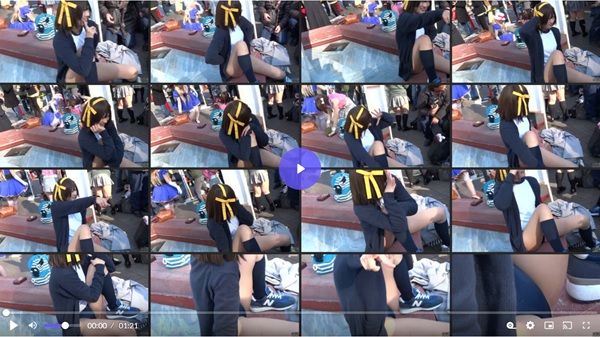 コスプレイヤー盗撮