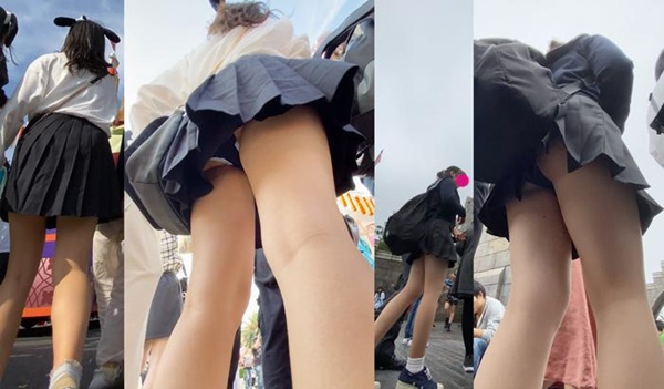 JKパンチラ盗撮