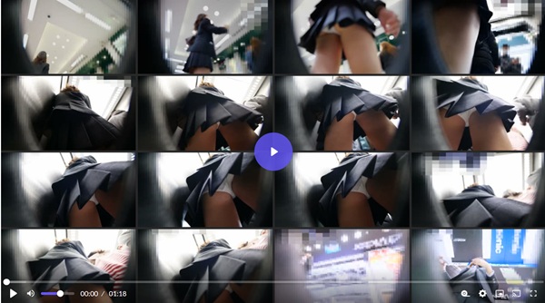 JKパンチラ盗撮