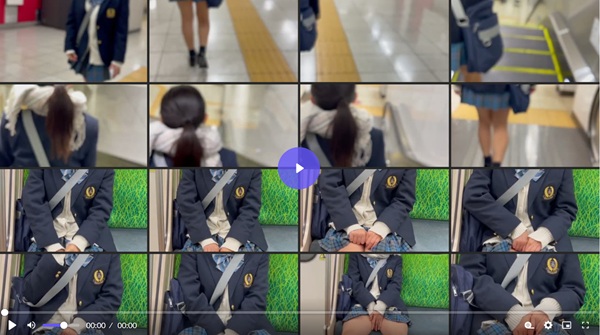 JKパンチラ盗撮