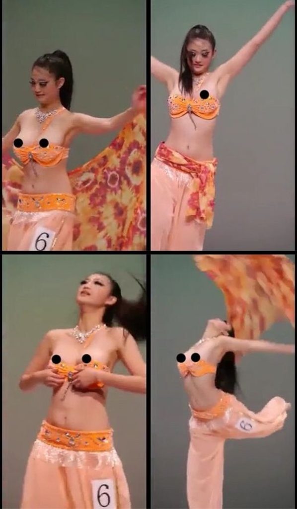 おっぱいポロリ