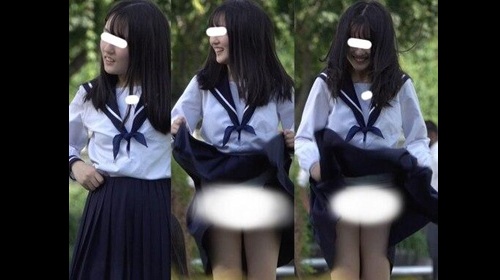 JKパンチラ盗撮